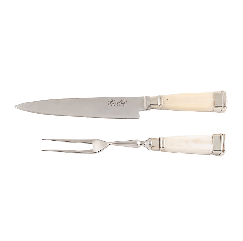 White Angus Carving set - Vakiano