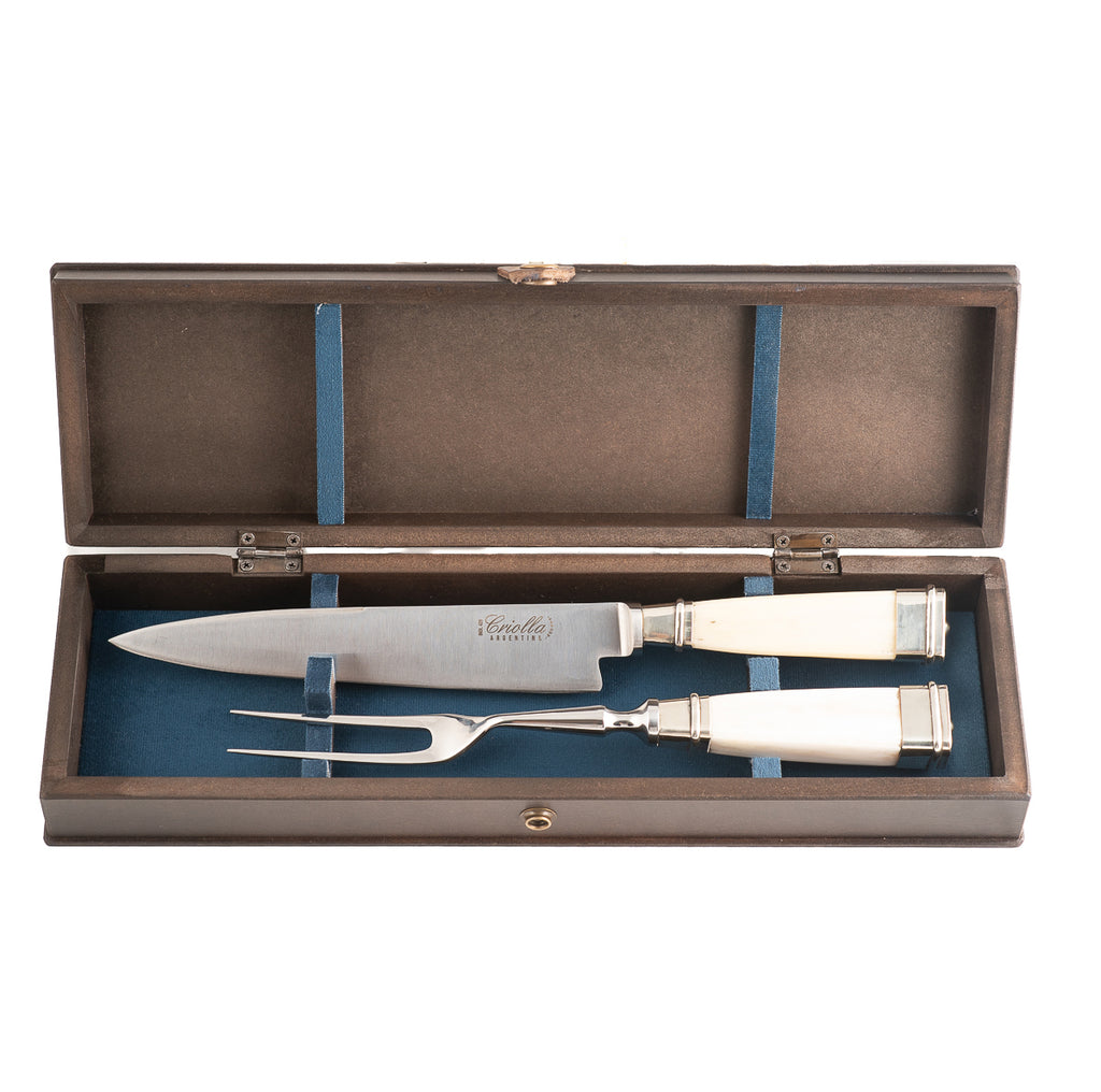 White Angus Carving set - Vakiano