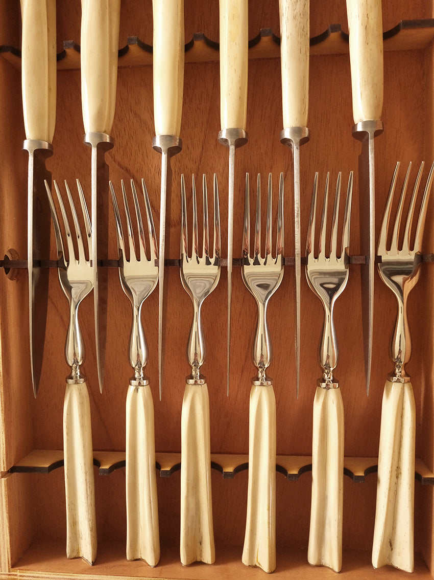 White Ñandú Cutlery set - Vakiano