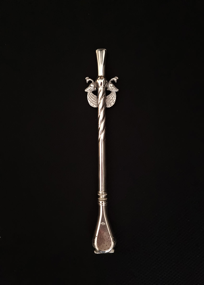 Silver 900 Peacock Bombilla - Vakiano