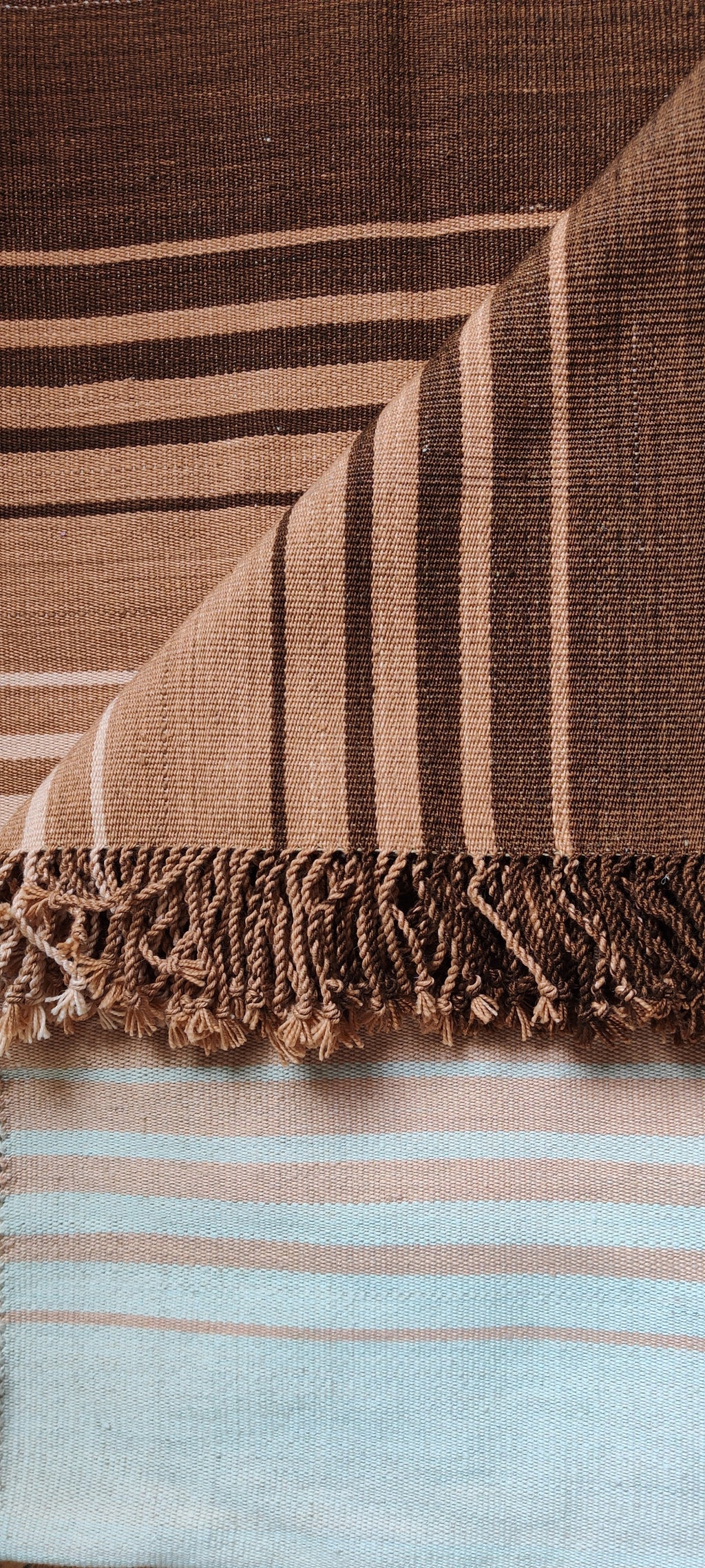 Angostura Argentine wool poncho handcrafted in Catamarca Province