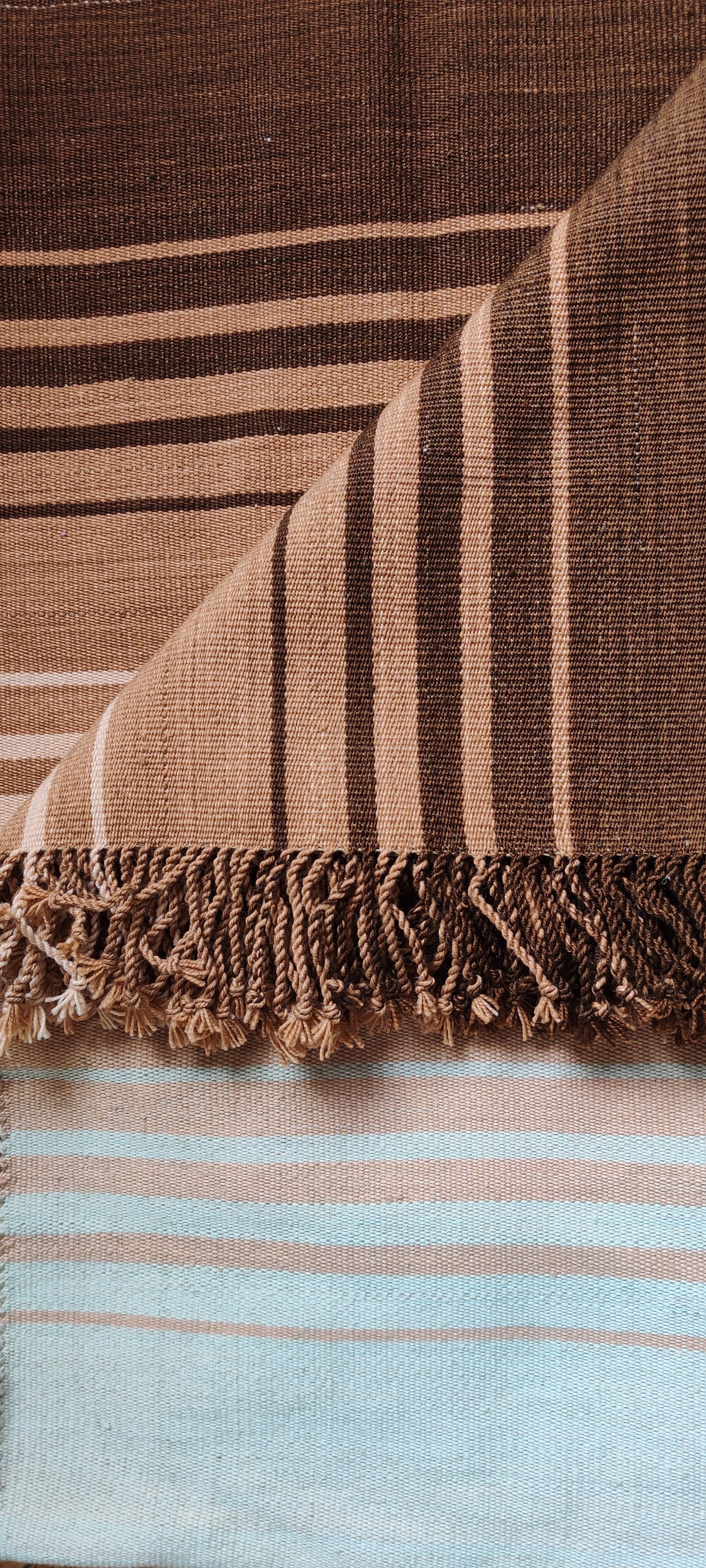 Angostura Argentine wool poncho handcrafted in Catamarca Province