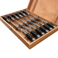 GALLONEADO WOODEN CUTLERY SET - Vakiano