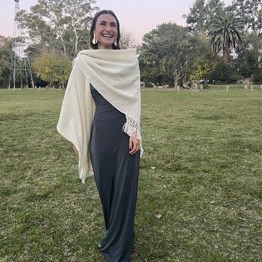PATAGONIA CREAM RUANA - Vakiano