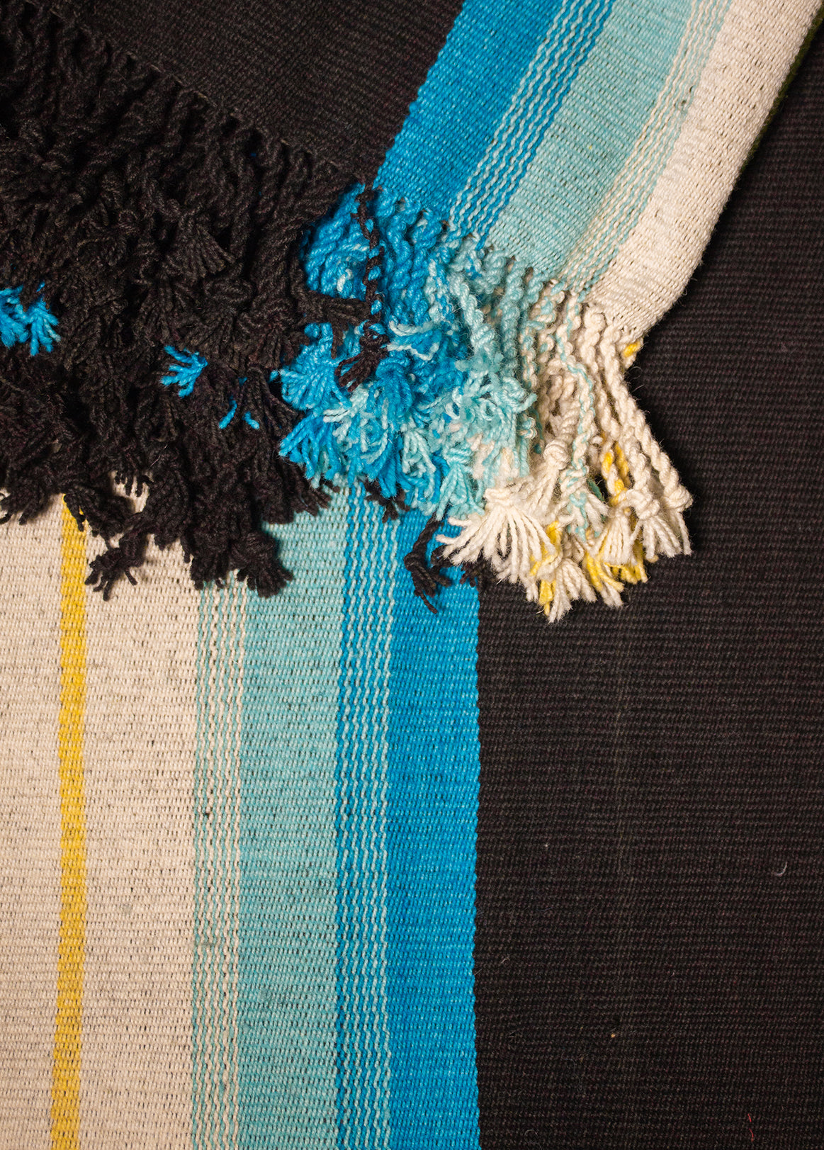 Molinos Argentine wool poncho handcrafted in Salta Province