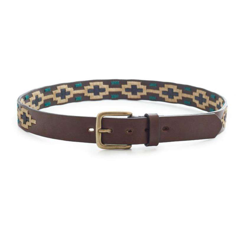 Sydney Azteca Leather Belt - Vakiano
