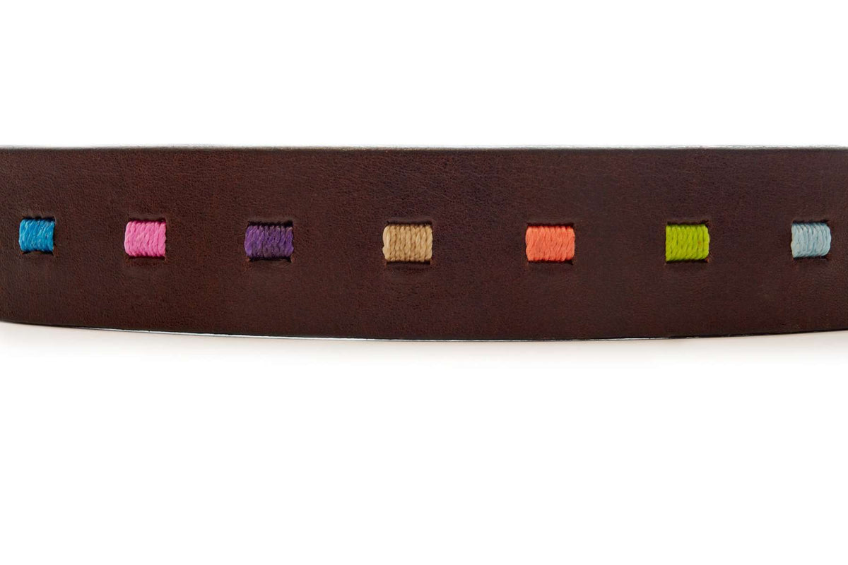 Seychelles Mayan Leather Belt - Vakiano