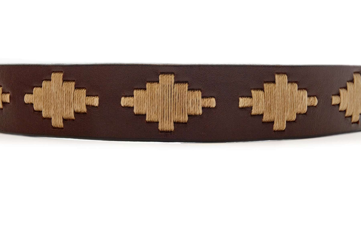 El Cairo Inca Leather Belt - Vakiano
