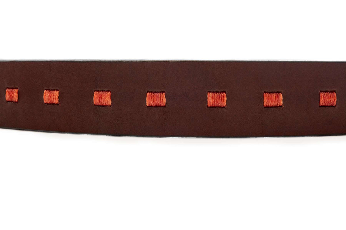 Netherlands Mayan Leather Belt - Vakiano