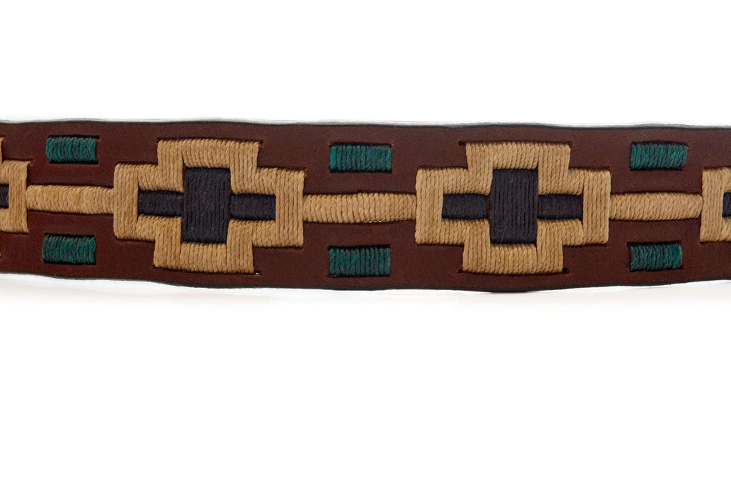 Sydney Azteca Leather Belt - Vakiano