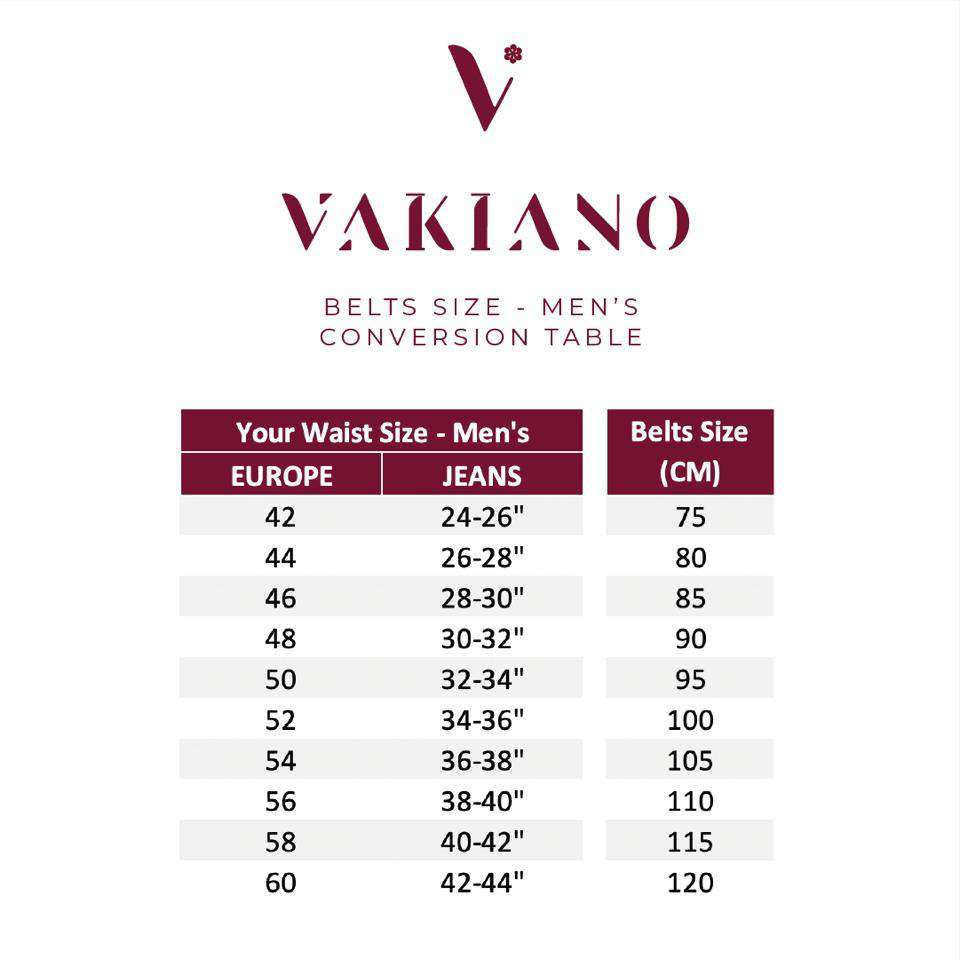 Estambul Soshon Leather Belt - Vakiano