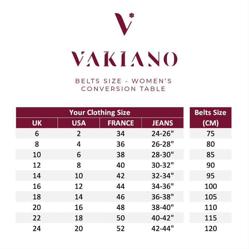 Estambul Soshon Leather Belt - Vakiano